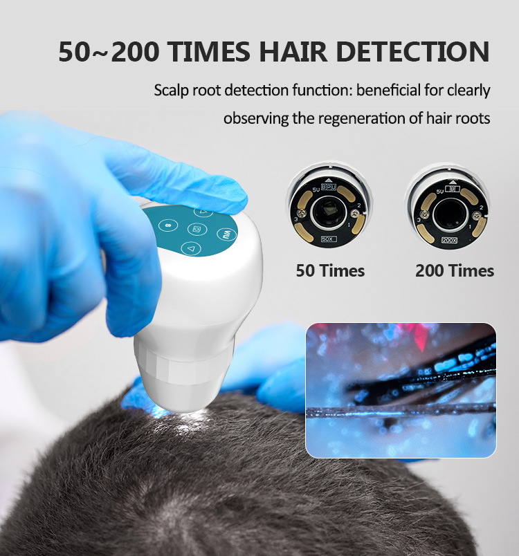 6 IN 1 Multifunctional 650nm Laser Hair Growth Machine