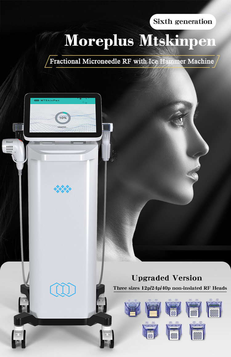 Fractional Microneedling RF Machine For Face Lifting With Gold Hammer