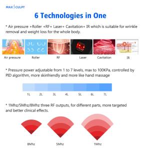 Latest 4 IN 1 Maxsculpt Body Slimming RF Vacuum Machine