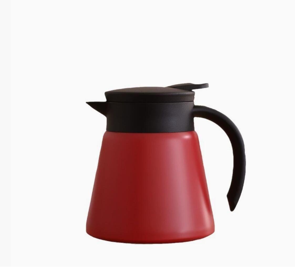 680ml 880ml Stainless Steel Handle Thermal Carafe Double Walled Vacuum Flask Insulated Coffee Pot Water Jug  with Press Button Top, coffee pot