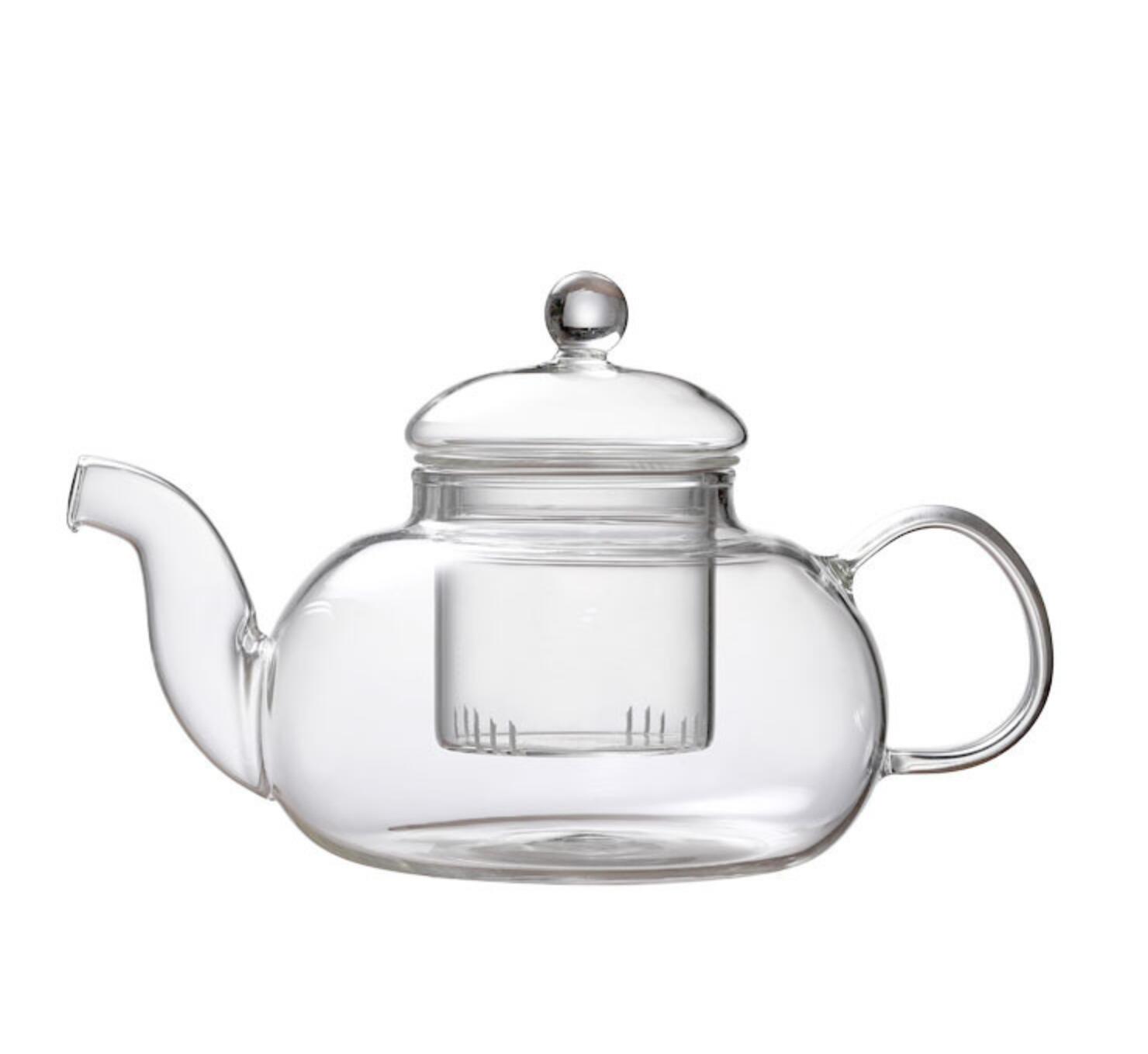High Quality Heat Resistant Borosilicate Glass Teapot  Handmade Eco-Friendly Tea Kettle with filter, glass teapot