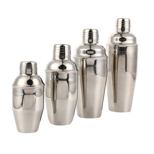 250ml/350ml/550ml/750ml stainless steel shaker cup