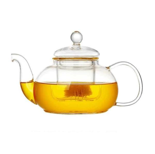 400ml/600ml/800ml/1000ml High borosilicate glass teapot with glass filter
