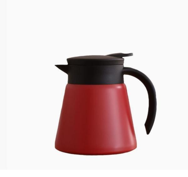 680ml 880ml Stainless Steel Handle Thermal Carafe Double Walled Vacuum Flask Insulated Coffee Pot Water Jug  with Press Button Top
