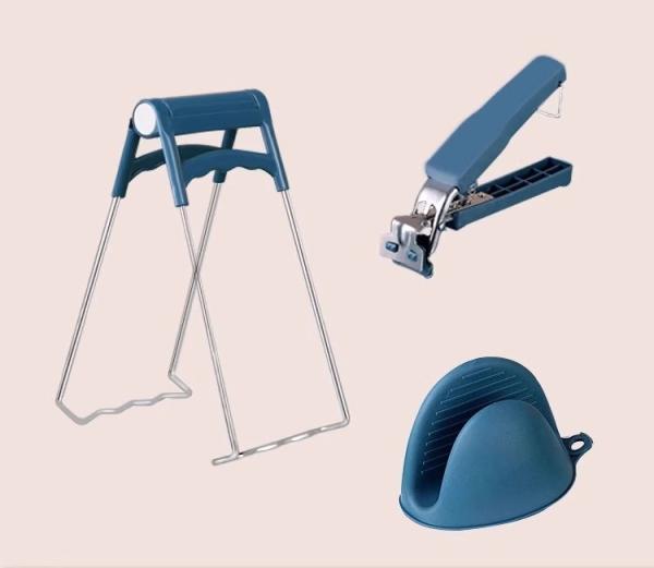 Anti-Scalding Non-Slip Handheld Bowl Clip Suit Oven Mitts Tray Pot Dish Bowl Clip Holder