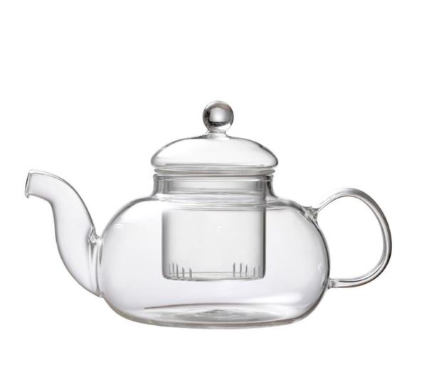 High Quality Heat Resistant Borosilicate Glass Teapot  Handmade Eco-Friendly Tea Kettle with filter