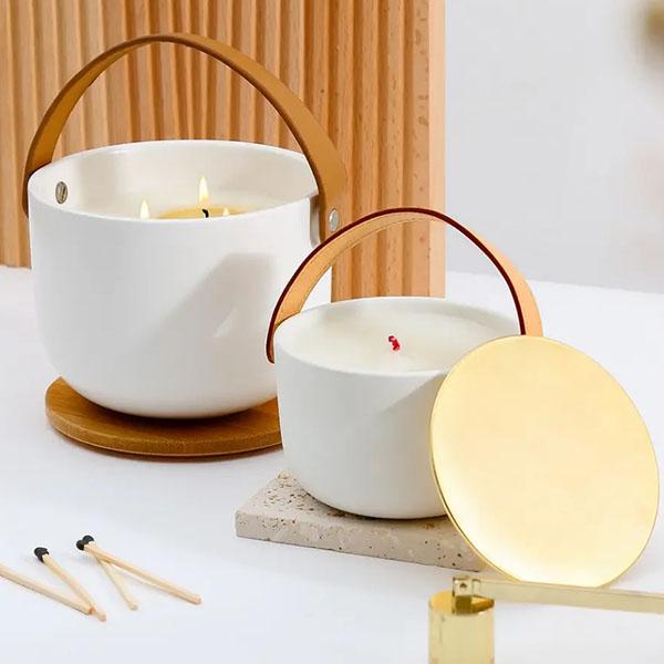 Ceramic scented candle