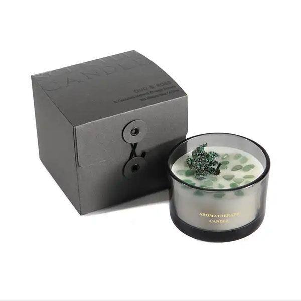 Crystal scented candle