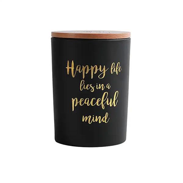 Glass jar candle