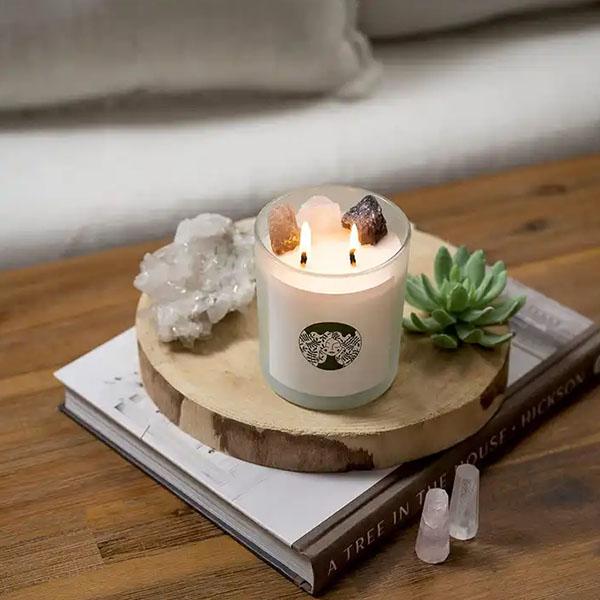 home aroma scented candle