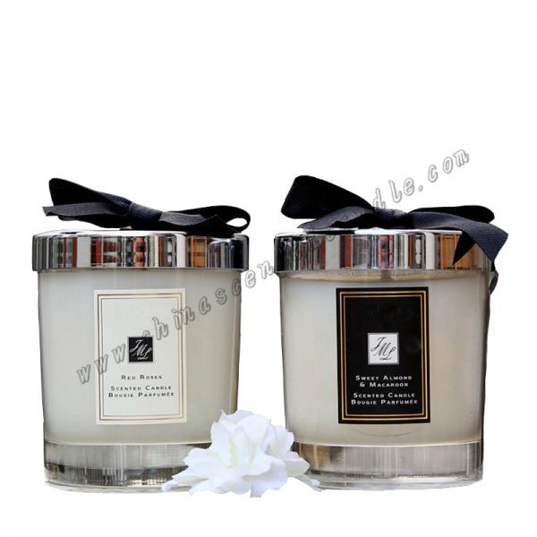 Richly scented candle