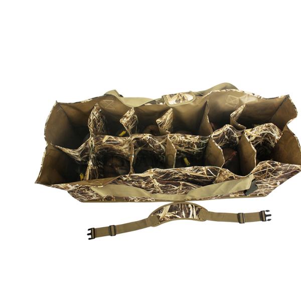 AUSCAMOTEK 12 Slot Duck Decoys Bag with Waterfowl Hunting Blind Camouflage