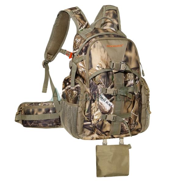AUSCAMOTEK 30L Hunting Backpack with Tucked-Away Shotgun Sling and Waterproof Blaze Orange Cover