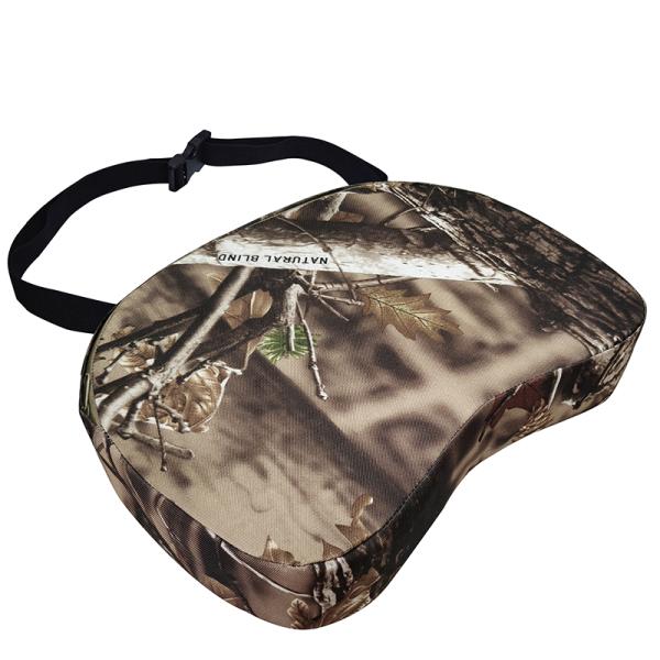AUSCAMOTEK Portable Hunting Seat Cushion, Lightweight Waterproof Padded Cushion for Hunting, Camping, Stadium, Fishing, Outdoor Sports Woodland Brown Camo