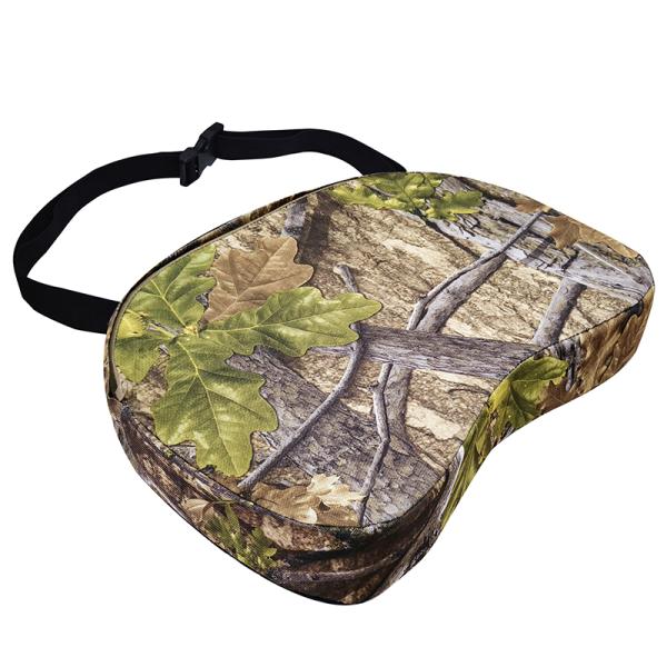 AUSCAMOTEK Portable Hunting Seat Cushion, Lightweight Waterproof Padded Cushion for Hunting, Camping, Stadium, Fishing, Outdoor Sports Woodland Green Camo