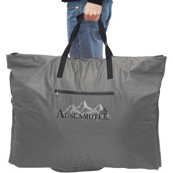 AUSCAMOTEK Scent Control Bags for Hunting Clothes and Accessories Water-Resistant 33 x24 inches Gray