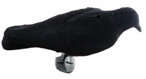 Flocked crow full decoy