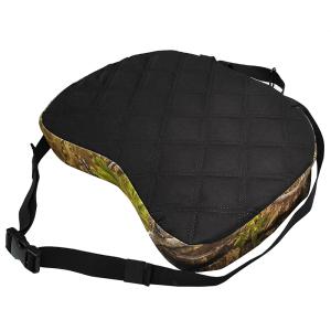 AUSCAMOTEK Portable Hunting Seat Cushion, Lightweight Waterproof Padded Cushion for Hunting, Camping, Stadium, Fishing, Outdoor Sports Woodland Green Camo