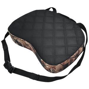 AUSCAMOTEK Portable Hunting Seat Cushion, Lightweight Waterproof Padded Cushion for Hunting, Camping, Stadium, Fishing, Outdoor Sports Woodland Brown Camo