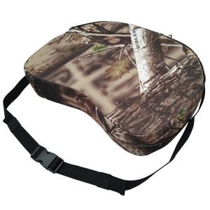 AUSCAMOTEK Portable Hunting Seat Cushion, Lightweight Waterproof Padded Cushion for Hunting, Camping, Stadium, Fishing, Outdoor Sports Woodland Brown Camo