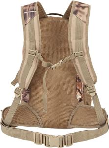 AUSCAMOTEK Camouflage Hunting Backpack with Rifle Scabbard Camo Hunter Gun-carry Pack Shotgun Case Woodland Brown