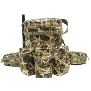 AUSCAMOTEK 360-Degree Swivial Bucket seat with cooler bag Wetland