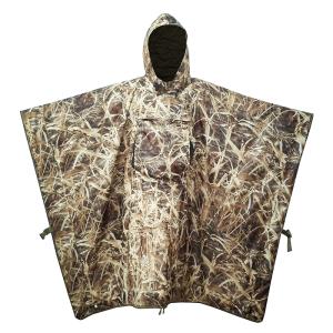 AUSCAMOTEK Camo Blanket Waterproof Insulated Poncho and Sleeping Bag Wetland