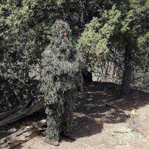 AUSCAMOTEK Camouflage Ghillie Suit for Halloween, Wildlife Photography, Birdwatching, and Deep Camouflage Needs
