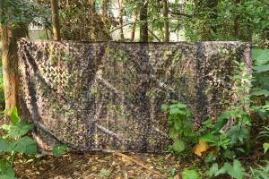 AUSCAMOTEK 300D Camo Netting for Hunting - Camouflage Netting for Blinds, Tree Stands, and Turkey Hunting