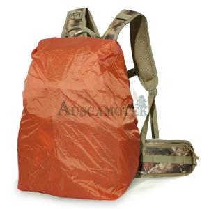 AUSCAMOTEK 30L Hunting Backpack with Tucked-Away Shotgun Sling and Waterproof Blaze Orange Cover