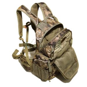 AUSCAMOTEK 30L Hunting Backpack with Tucked-Away Shotgun Sling and Waterproof Blaze Orange Cover