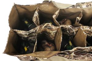 AUSCAMOTEK 12 Slot Duck Decoys Bag with Waterfowl Hunting Blind Camouflage