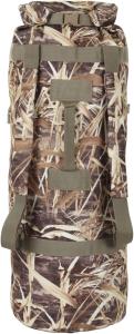 USCAMOTEK Duck Blind Duffel Bag for Hunting Gear - Water Resistant Top Load Camo Duffle Backpack- Camouflage Scent lock pack