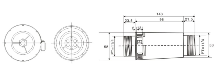 RV-01 Pressure Relief Valve 0-300mbar Air Blower Parts