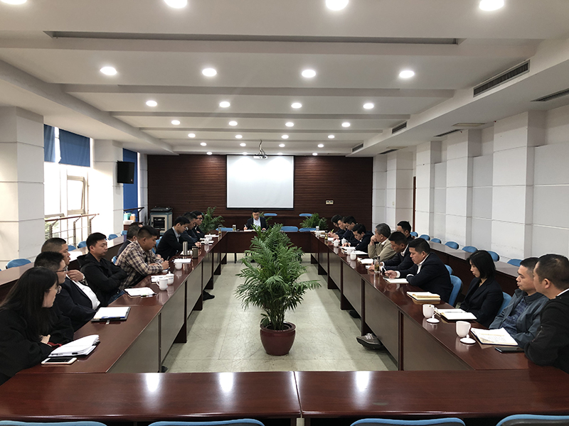 Jinggong Technology Textile Machinery branch held a meeting about Sales work communication and techn