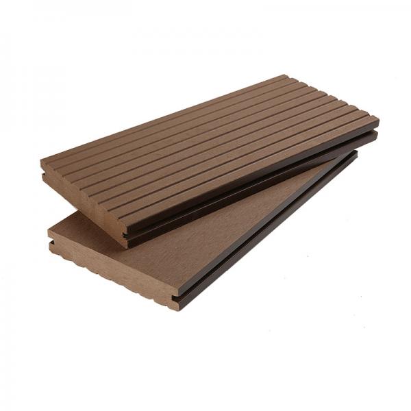 140x25mm Outdoor WPC Solid Decking Flooring