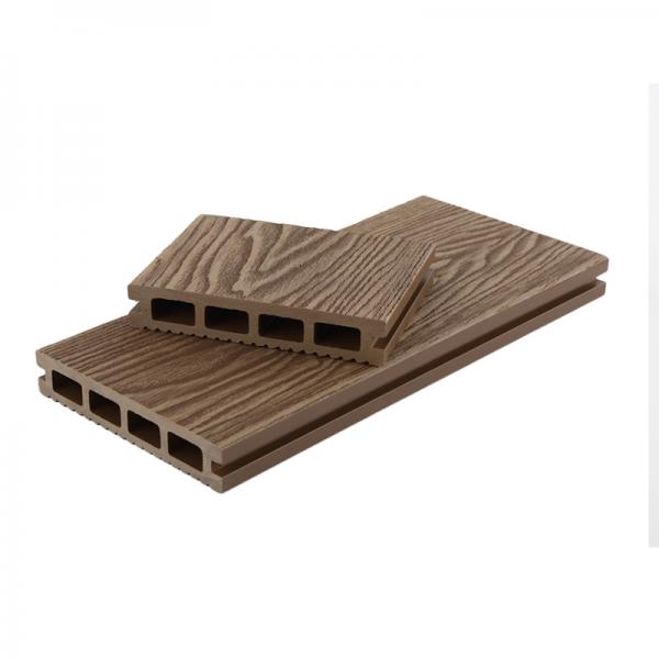 WPC 3D Online Embossed Wood Grain Decking