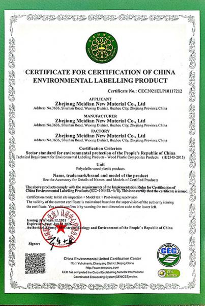 CEC Certiificate