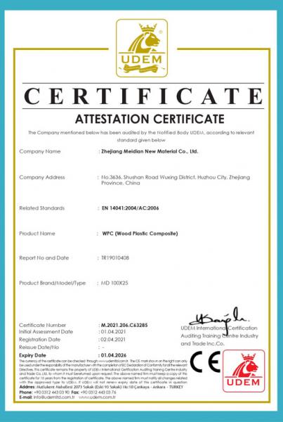 CE Certiificate