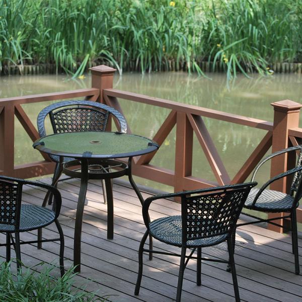 Waterproof WPC Composite Solid Decking