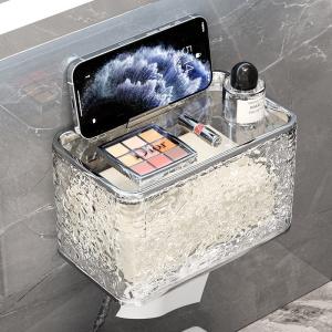 Wall Mounted Punch Free Tissue Box- Glacier Pattern Single Layer