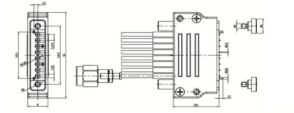 40GHz-60GHz Multi-Channel Test Assembly