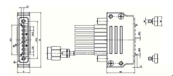 40GHz-60GHz Multi-Channel Test Assembly