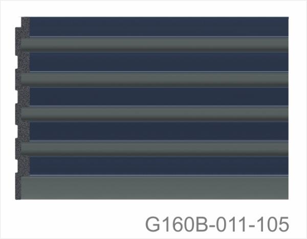 PS Charcoal Louver Wall Panels PS Wall Panel Mouldings